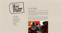 Desktop Screenshot of lepetitvillagestudio.com