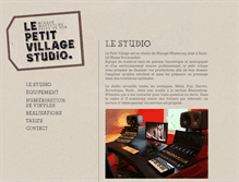 Tablet Screenshot of lepetitvillagestudio.com